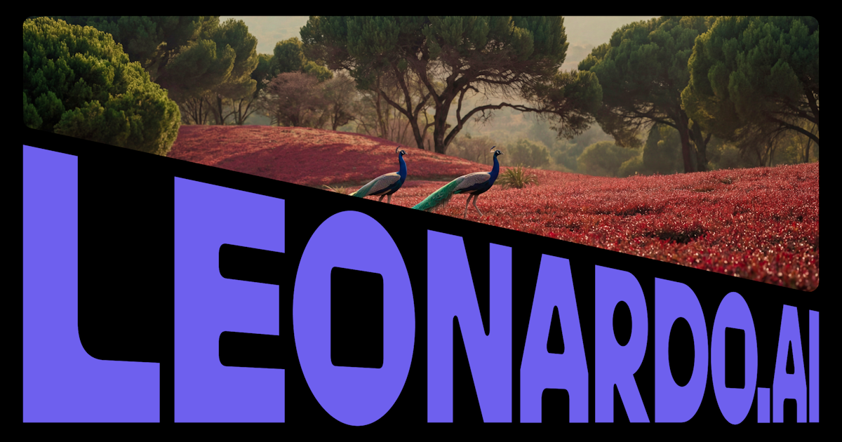 Leonardo AI generative image platform with custom model training