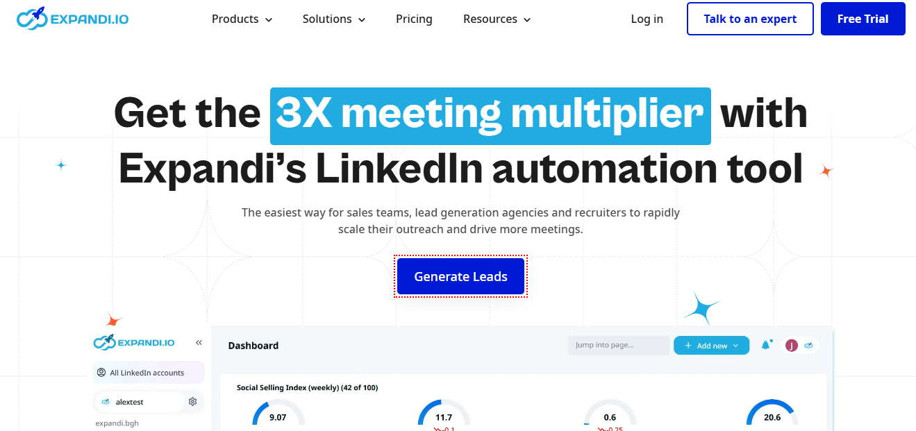 Expandi LinkedIn outreach tool