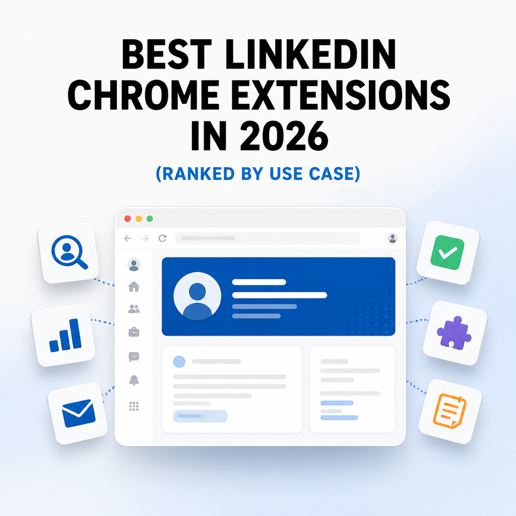 Best LinkedIn Chrome Extensions in 2026 (Ranked by Use Case)