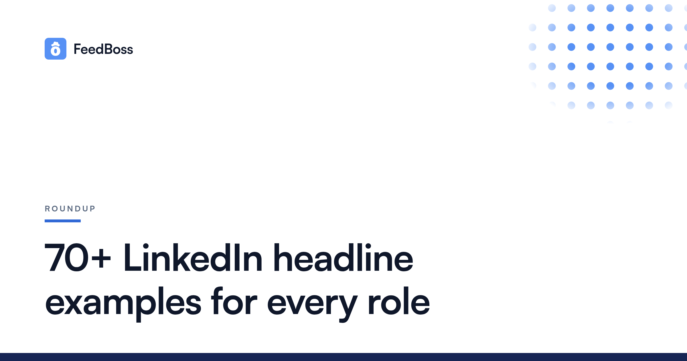 70+ Best LinkedIn Headline Examples for Every Role (2026)