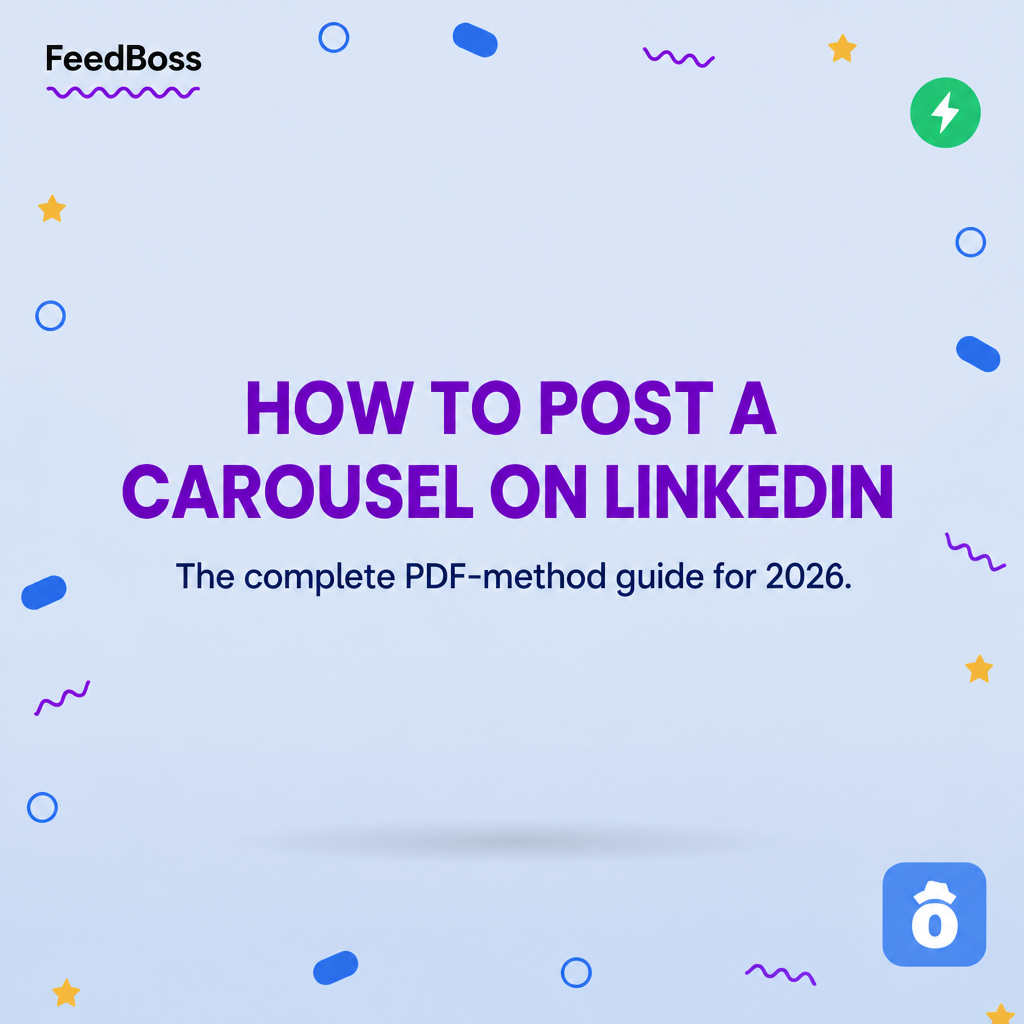 How to Post a Carousel on LinkedIn: The Complete Guide (2026)