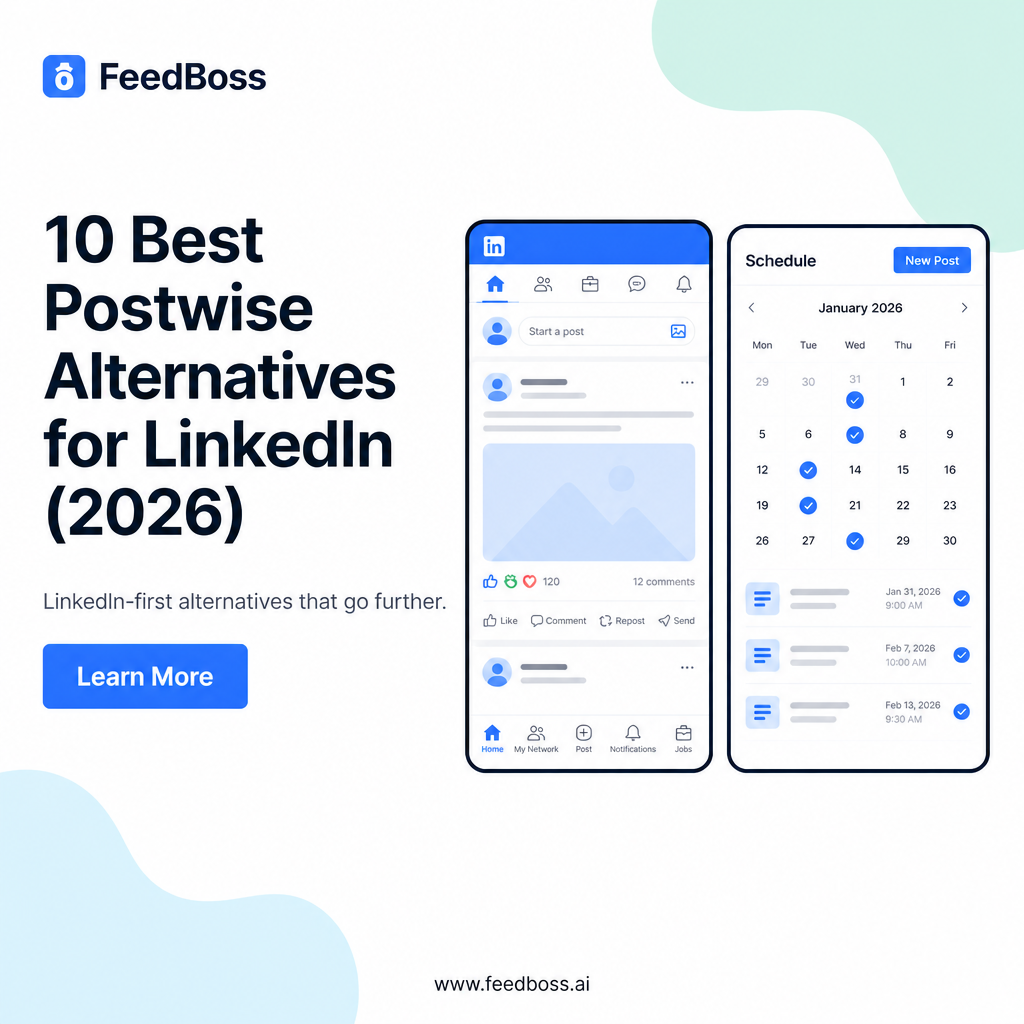 10 Best Postwise Alternatives for LinkedIn Content (2026)